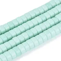 Opaque Solid Color Glass Beads Strands