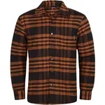 ALPINE PRO UFER Pánské košile, hnědá, velikost