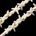 Synthetic Turquoise Dyed Beads Strands