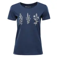 Dámské triko z organické bavlny alpine pro termesa 3 tmavě modrá xxl