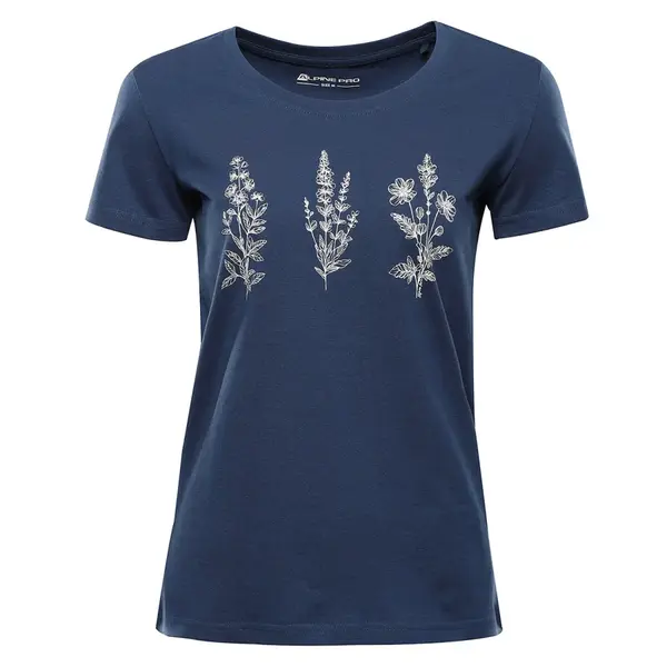 Dámské triko z organické bavlny alpine pro termesa 3 tmavě modrá xxl