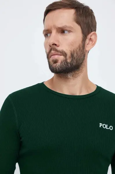 Pyžamové tričko s dlouhým rukávem Polo Ralph Lauren