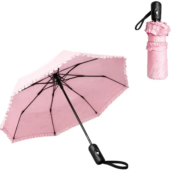 Skladací dáždnik NORVIA ⌀ 95 cm, ružový