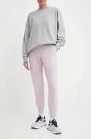 Tepláky Puma růžová barva, hladké, 586843