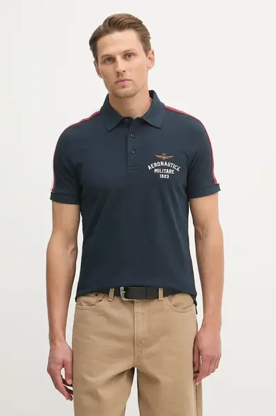Bavlněné polo tričko Aeronautica Militare