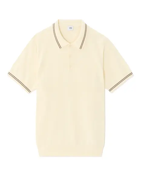 Krémové pánské polo triko Celio