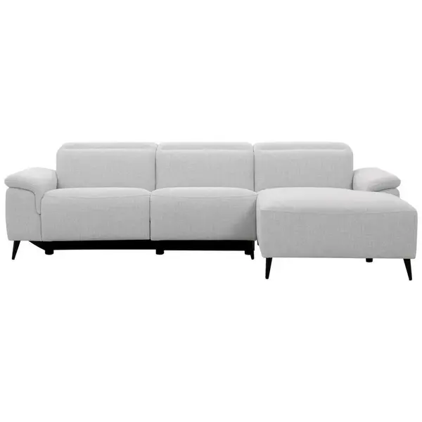 Xora ROHOVÁ SEDAČKA, dřevo, kov, plast, textil, světle šedá, šedobílá