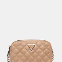 Kabelka Guess GIULLY hnědá barva, HWQG87 48140