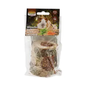 Nature Land Válec Nibble s mrkví dřevěný 150 g
