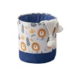 Livefy kôš na hračky / bielizeň Lion 40x35cm, modrý