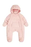 Kojenecký overal Tommy Hilfiger růžová barva, KN0KN01908