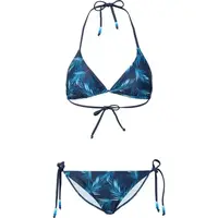 AQUOS LALICA Dámské dvoudílné plavky, tmavě modrá, velikost