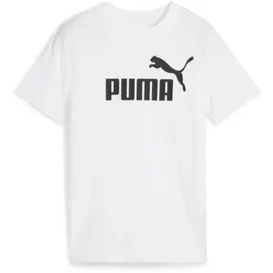 Puma ESSENTIALS N0. 1 LOGO TEE B Chlapecké triko, bílá, velikost