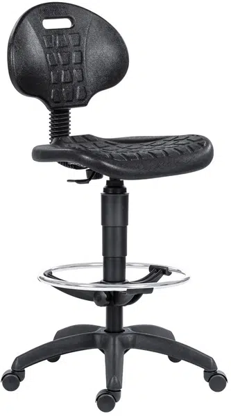 ANTARES dílenská židle 1290 3050 PU NOR, plast, extend, kolečka