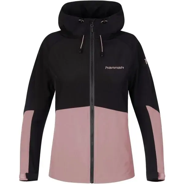 Hannah ADYSON Dámská softshellová bunda, černá, velikost