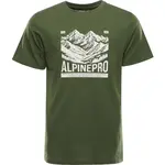 ALPINE PRO NESAD Pánské triko, zelená, velikost