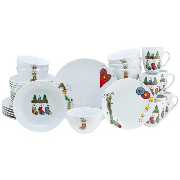 Creatable KOMBINOVANÁ SOUPRAVA, 30dílné, porcelán