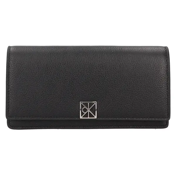 Dámská kožená peněženka Calvin Klein Ariel - černá