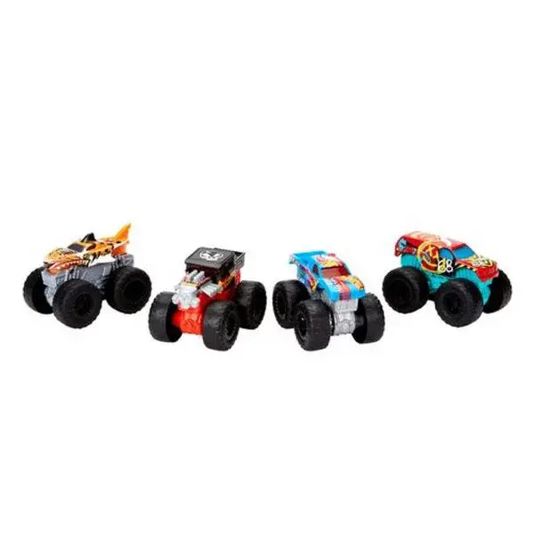 Mattel Hot Wheels Monster trucks svítící a rachotící vrak asst