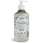 I LOVE Naturals Tělové mléko 500 ml - limetka, zázvor & kardamon