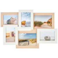 RÁM NA OBRAZOVÉ KOLÁŽE, 6 foto, 54/37/3 cm
