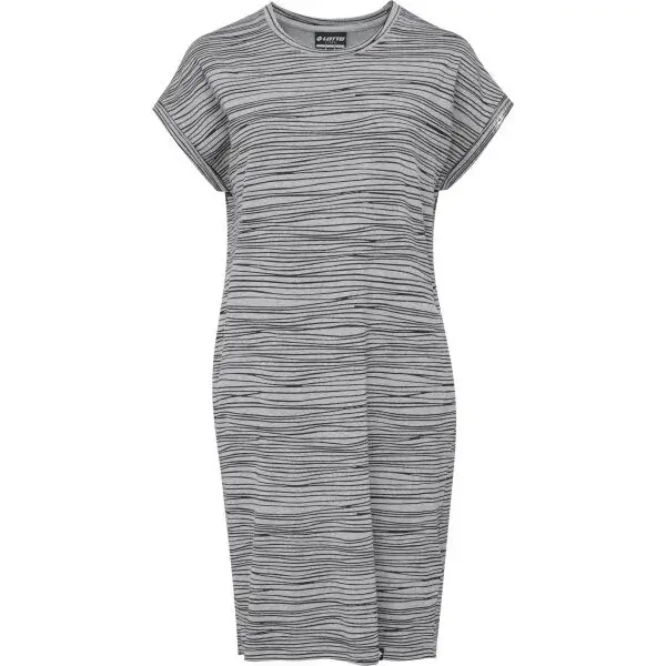 Lotto SAIKA Pohodlné dámské šaty, šedá, velikost