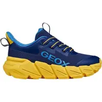 Geox J FLEXYPER FAST A Chlapecká volnočasová obuv, tmavě modrá, velikost