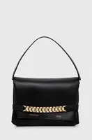 Kožené psaníčko Victoria Beckham Chain Pouch černá barva, B223AAC004769A