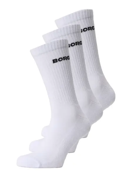 BJÖRN BORG Ponožky 'ESSENTIAL'  čierna / biela