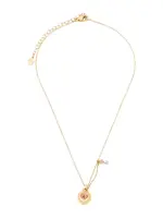 Swarovski Retiazka  zlatá / ružová / priehľadná