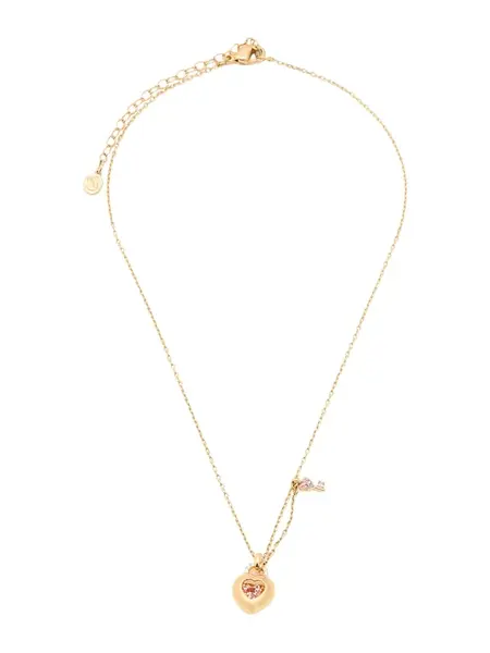 Swarovski Retiazka  zlatá / ružová / priehľadná