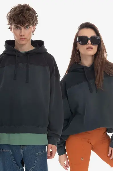 Bavlněná mikina Guess USA Two Tone Hoodie