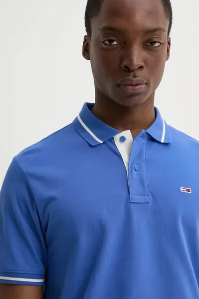 Bavlněné polo tričko Tommy Jeans