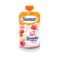 SUNAR Smootík malina jogurt oves kapsička 12m+ 120 g