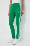 Tepláky adidas Originals Adicolor Classics SST zelená barva, s aplikací, IK6601
