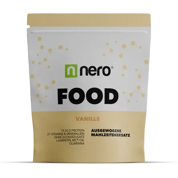 NERO Zdravé dietní jídlo Nero FOOD Vanilka, 1kg, 33 porcí