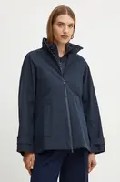 Bunda Max Mara Leisure dámská, tmavomodrá barva, přechodná, 2426036028600