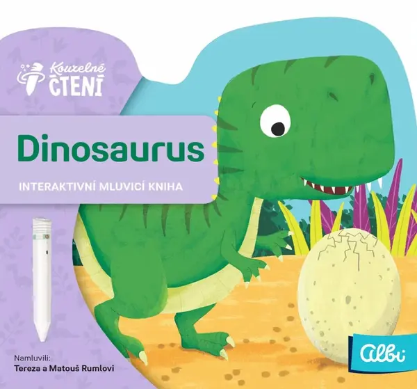 Minikniha s výsekem - Dinosaurus - Kouzelné čtení Albi
