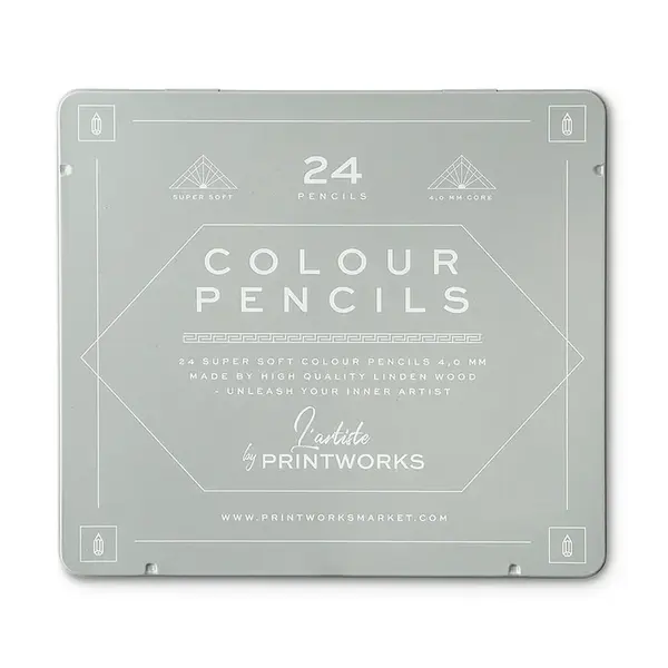 Sada pastelek v pouzdře Printworks (24-pack)