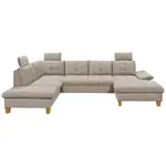 MID.YOU SEDACÍ SOUPRAVA, textil, šedá