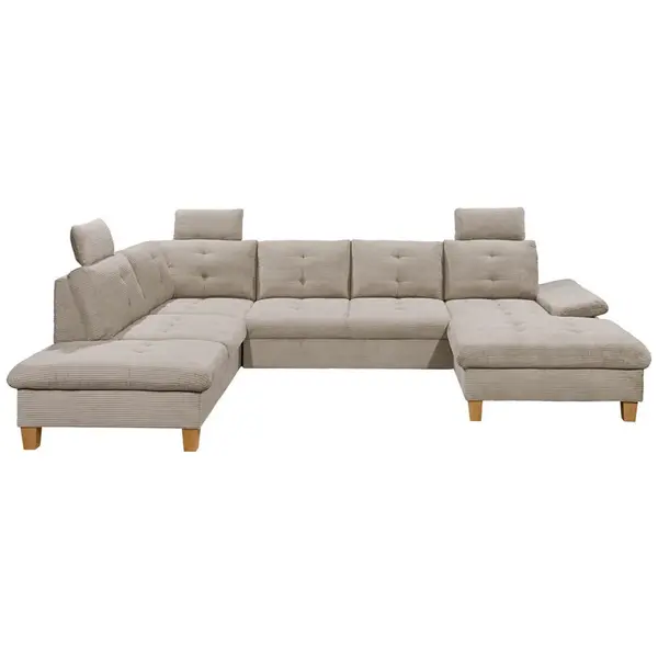 MID.YOU SEDACÍ SOUPRAVA, textil, šedá