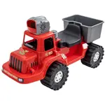 BAYO HASIČI Dětské odrážedlo s bublifukem, červená, velikost