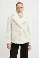 Bunda Guess CRISTEL dámská, béžová barva, přechodná, W4BL15 WGHY0