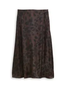 TOM TAILOR Sukňa  hnedá / čierna