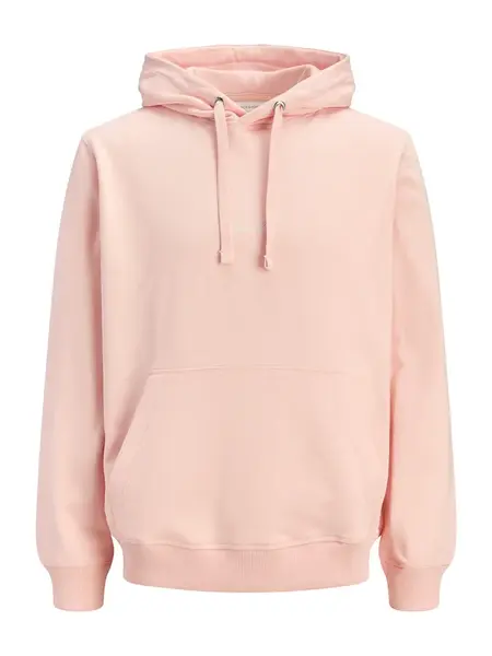 JACK & JONES Mikina 'JORNorrebro'  broskyňová / biela