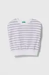Dětský bavlněný top United Colors of Benetton