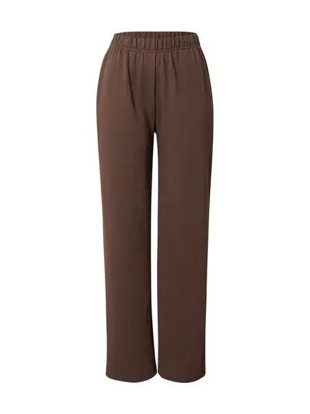 PIECES Nohavice 'PCCHILLI'  tmavohnedá