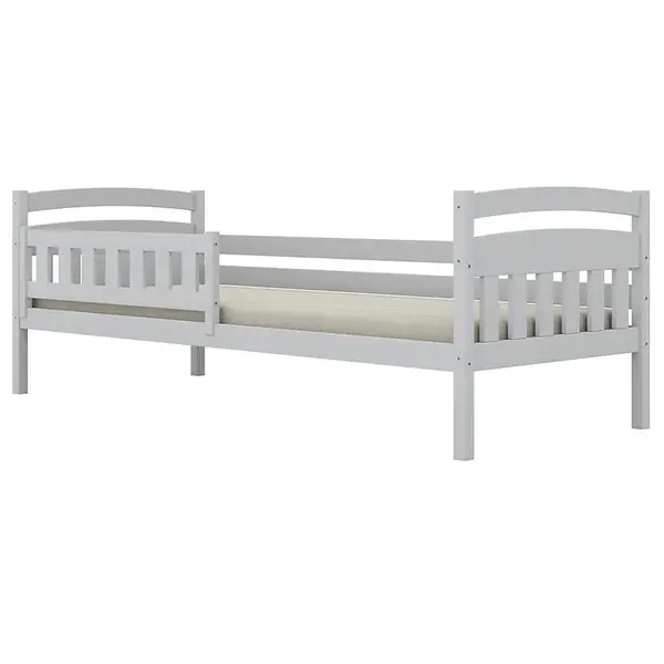 Posteľ Tosia štandard + zábrana 90x200 biela