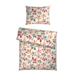 Esposa POVLEČENÍ, satén, zelená, oranžová, bílá, červenohnědá, 140/200 cm