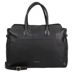 Dámská kožená kabelka na notebook Burkely Miata - černá